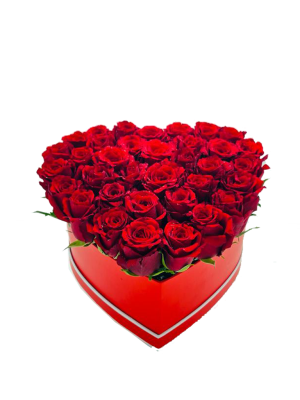 Red Roses Box Arrangement