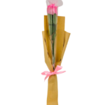 Single Pink Rose Bouquet