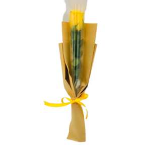 Single Yellow Rose Bouquet