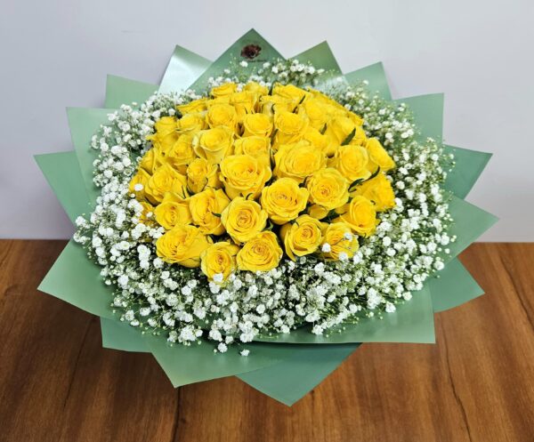 Yellow Roses Bouquet - Image 2